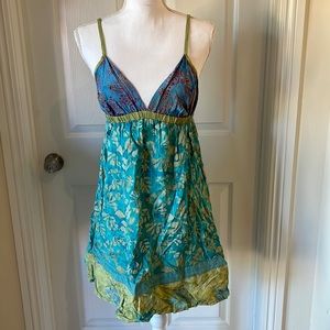 Plunge neckline dress